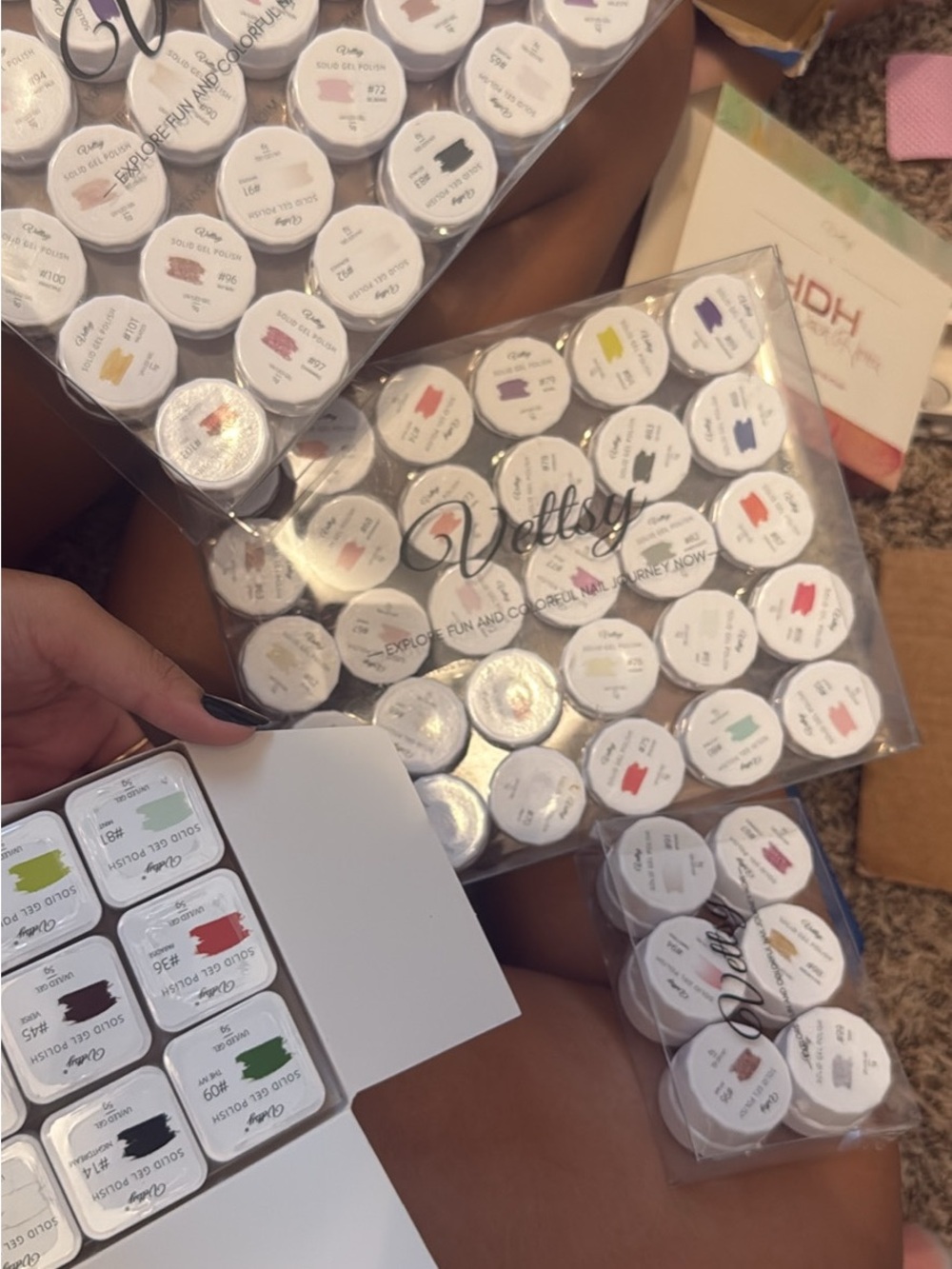 Nail art box of goodies Gel Polish Color Collection - Assorted Colors